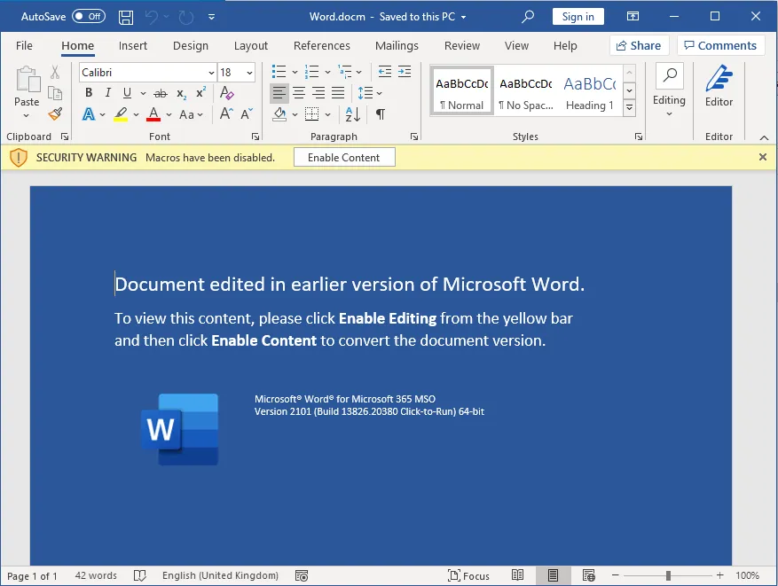 Attackers tricking the user